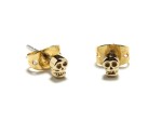 BingBang Tiny Skulls Studs Gold