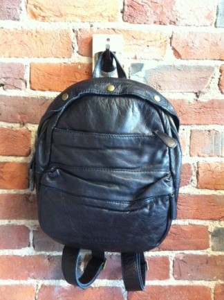 Liebeskind Lora Leather Backpack L Navy