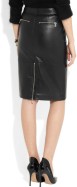 Michael Kors black Zippered Pencil Skirt