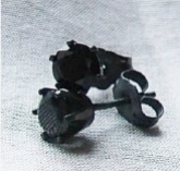 Black Sterling Oxidized Crystal Earrings - CaptiveLove Etsy