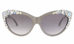 A-Morir Bejeweled Gray Sunglasses ss2016