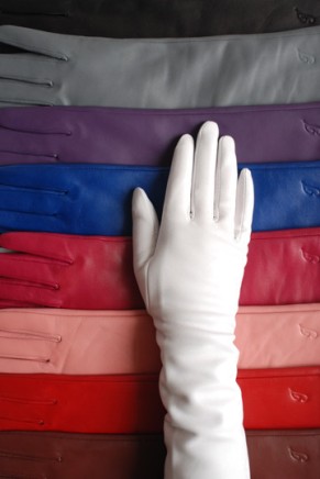 Ines PETITE CASHMERE LINED LEATHER GLOVES