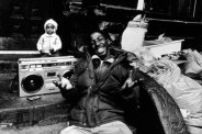 Len Speier Children with Boombox, East Harlem, 1980s.