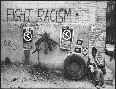 Len Speier Fight Racism, White Street, NYC, 1969.