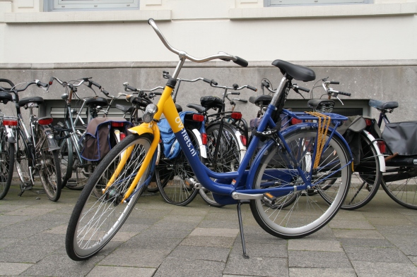 An OV-fiets bike share bike.