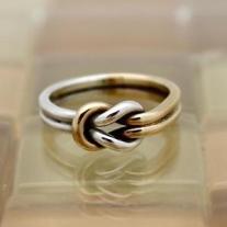 James Avery 14K Sterling knot ring