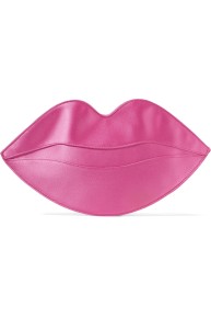 Charlotte Olympia Big Kiss Pink Satin Lips bag