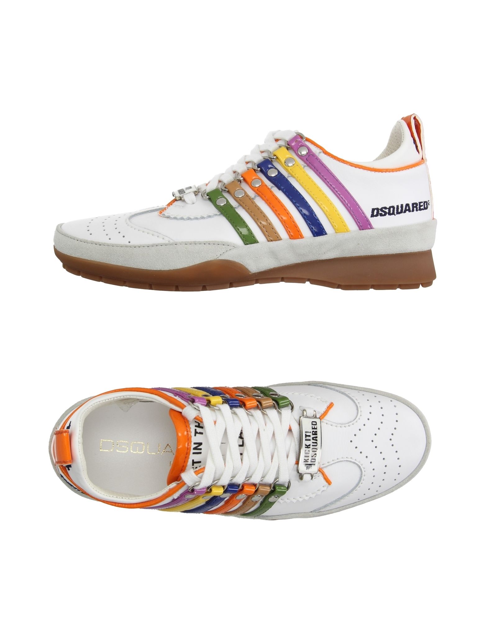 dsquared rainbow sneakers