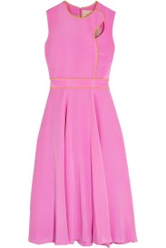 Roksanda Pink Silk Midi Dress