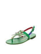 Ivy Kirzhner Dragon Fly low heel sandal Gilt $179 3