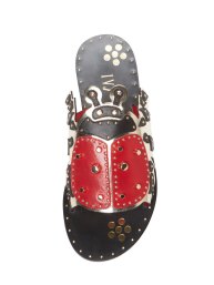 Ivy Kirzhner Ladybug leather sandal Gilt $179 3