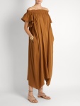 Loup Charmant Hydra off the shoulder cotton dress $463 model