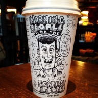Josh Hara morning coffee