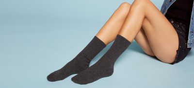 Black Cashmere Socks