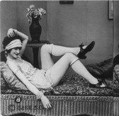 Rolled Stockings flapper