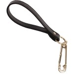 Alexander McQueen McQ Safety Pin leather keyrng