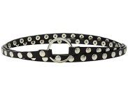 McQ Studded O-ring double wrap belt $280