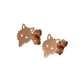Wolf Stud Earrings Ginette NY $300