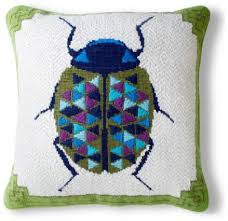 Anne Hepfer Designs Pillow Beetle