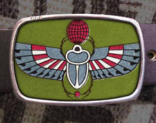 eBay Egyptian Scarab Beetle Vintage inspired Art Gift Gun Weapon Belt Buckle