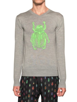 Markus Lupfer Scarab Beetle Sweater Neon