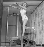 Vintage workout treadmill heels
