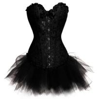 Black Tulle Corset Dress