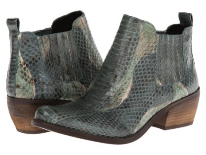 Vince Camuto leather faux Snakeskin Boots