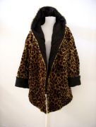 Neiman Marcus Vintage hooded faux fur coat