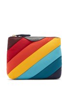 anya hindmarch rainbow striped pouch nylon 195 bpd matches