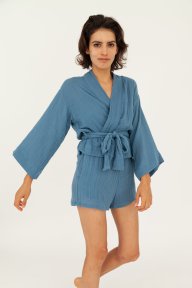 Hamabla wrap top and shorts made in LA