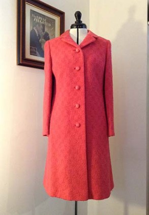 1960s Pink Coat vintage retro