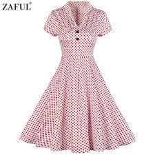 Zaful 2017 Vintage retro Pink Dress