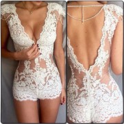 dressalley.com $289 -white+lace+romper-lingerie-sexy+lingerie-white+lace-bridal+lingerie-white