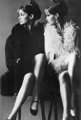 Jean Shrimpton and Celia Hammond photographed by Helmut Newton, 1966