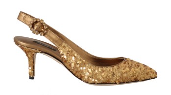 Dolce Gabbana -gold-sequined-leather-slingbacks-shoes-2