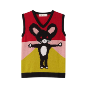 Marni Year of the Rat 2020 cashmere vest