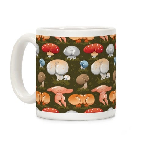 Look Human Butt Mushroom Coffee Cup