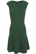 Autumn Cashmere Green Ribbed Dress