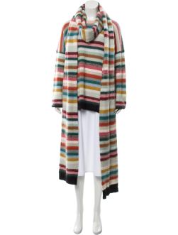 Chloe Striped Mohair Sweater and matching Scarf