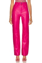 REMAIN pink leather pants