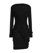 Vivienne Westwood Long Sleeve Black Dress